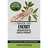 Open Nature Herbal Tea Energy - 16 Count - Image 2