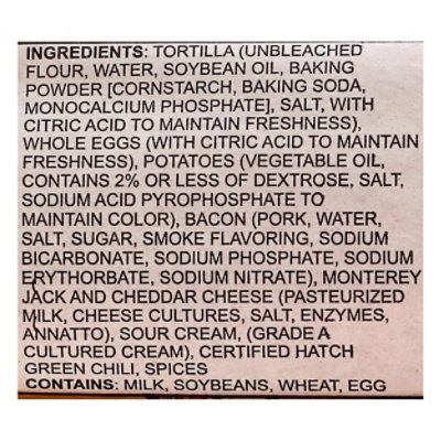 Burrito K Burrito Bacon Breakfast - 8 Oz - Image 5