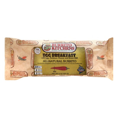 Burrito K Burrito Egg Breakfast Veg - 8 Oz - Image 1