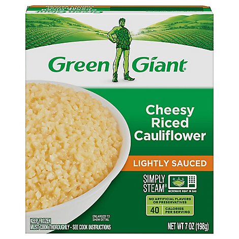Green Giant Bib Steam Rice Cauliflower Cheese Sauce - 7 Oz