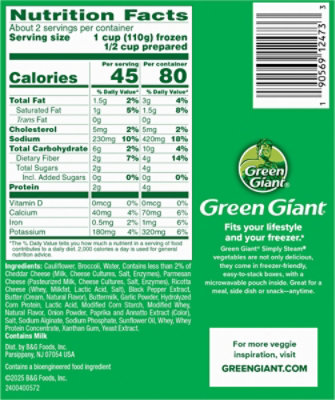 Green Giant Bib Steam Rice Cauliflower, Broccoli, Cheese - 7 Oz - Image 6