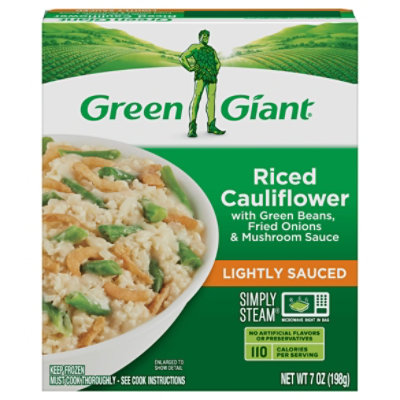 Green Giant Simply Steam Riced Veggies Riced Cauliflower Casserole - 7 Oz - Image 2