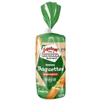 Against The Grain Gourmet Gluten Free Rosemary Baguettes - 15 Oz