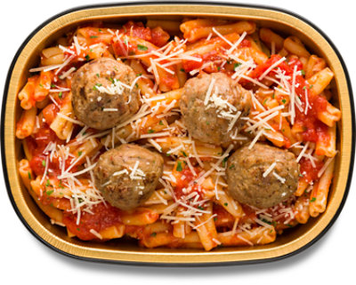 Pasta Marinara & Meatball Meal Small Cold Ss