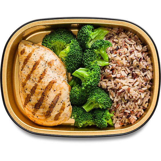 ReadyMeal Chicken Wild Rice Broccoli Meal Small Cold - Each