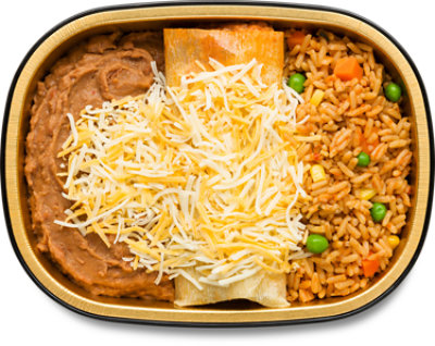 ReadyMeal Beef Tamale Meal Small Self Serve Cold - Each