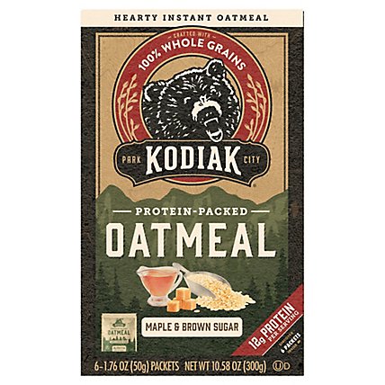 Kodiak Cakes Maple Brown Sugar Oatmeal Packet - 10.58 Oz - Image 3
