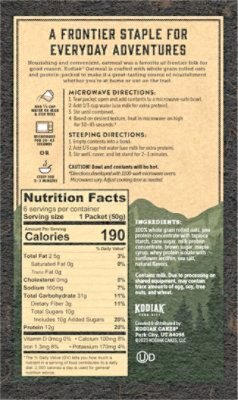 Kodiak Maple Brown Sugar Instant Oatmeal Packets Box - 10.58 Oz - Image 5