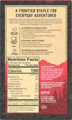 Kodiak Cinnamon Instant Oatmeal Packets Box - 10.58 Oz - Image 6