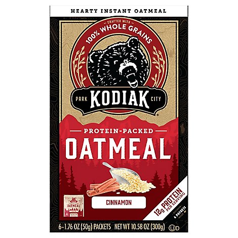Kodiak Cakes Cinnamon Oatmeal Packet - 10.58 Oz