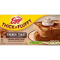Eggo Thick and Fluffy Frozen French Toast Breakfast Cinnamon Brown Sugar 6 Count - 12.6 Oz - Image 5