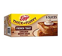 Eggo Thick and Fluffy Frozen French Toast Breakfast Cinnamon Brown Sugar 6 Count - 12.6 Oz