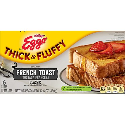 Eggo Thick and Fluffy Frozen French Toast Breakfast Classic 6 Count - 12.6 Oz - Image 5