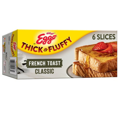 Eggo Thick and Fluffy Frozen French Toast Breakfast Classic 6 Count - 12.6 Oz