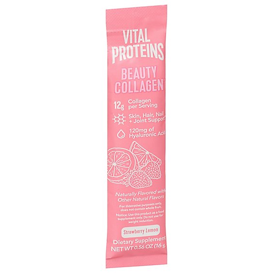 Vital Proteins Collagen Strawberry Lemon Sticks - 14-.56 Oz