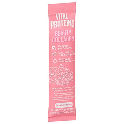Vital Proteins Collagen Strawberry Lemon Sticks - 14-.56 Oz - Image 1