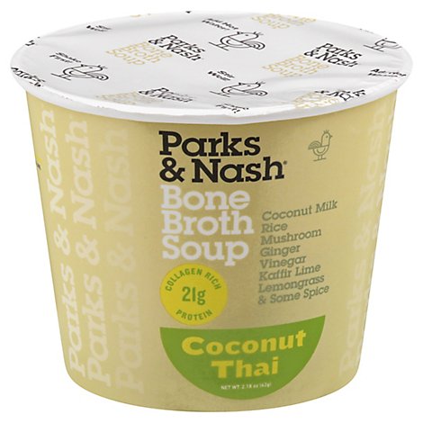 Parks & Nash Soup Bone Broth Coconut Thai - 2.18 Oz