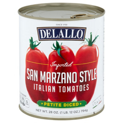 Delallo San Marz Tomatoes Diced - 28 Oz - Image 3