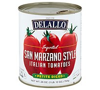 Delallo San Marz Tomatoes Diced - 28 Oz