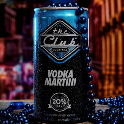 The Club Vodka Martini 40 Proof Can - 200 Ml - Image 4