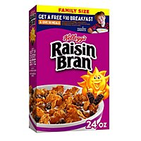 Raisin Bran High Fiber Original Breakfast Cereal - 24 Oz - Image 2