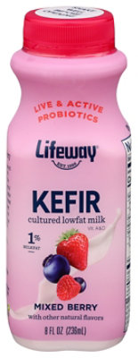 Lifeway Foods Low Fat Mixed Berry Kefir - 8 Oz - Image 3