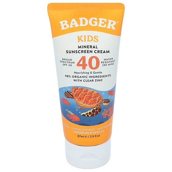 Badger Kids Spf 40 Lotion - 2.9 Oz
