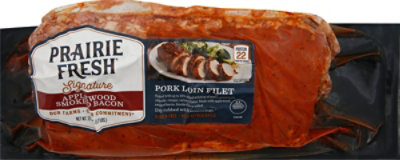 Prairie Fresh Signature Pork Loin Filet Applwd Bacon Style - 27.2 Oz - Image 2