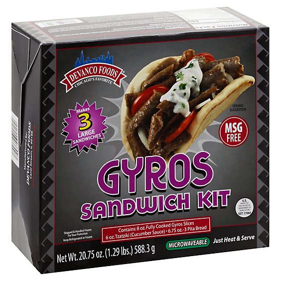 Devanco Foods Gyro Sandwich Kit - 20.75 Oz