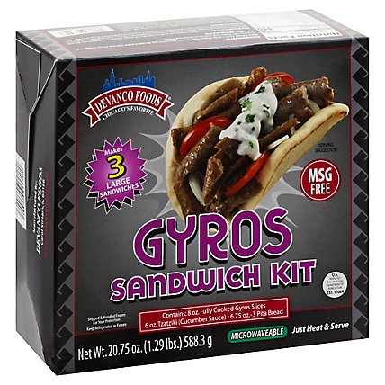 Devanco Foods Gyro Sandwich Kit - 20.75 Oz - Image 1
