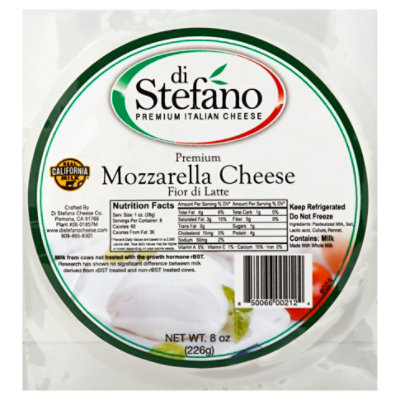 Di Stefano Cryovac Ball Mozzarella - 8 Oz - Image 1