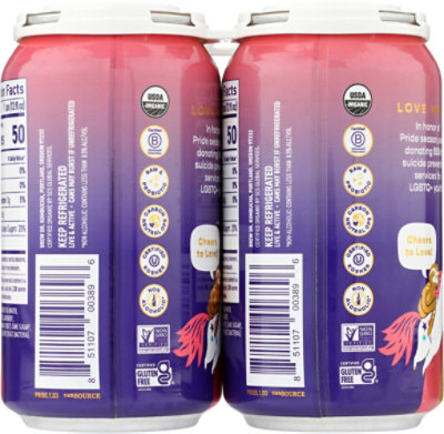 Brew Dr. Kombucha Love Can - 4-12 Fl. Oz. - Image 6
