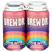 Brew Dr Kombucha Love Can - 4-12 Oz - Image 1