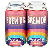 Brew Dr Kombucha Love Can - 4-12 Oz