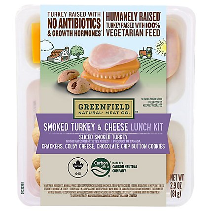 Greenfield Turkey & Cheese Lunch Kit - 81 Gram