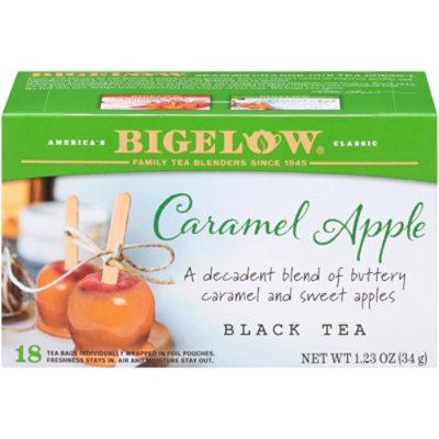 Bigelow Tea Bags Black Caramel Apple 18 Count - 1.23 Oz