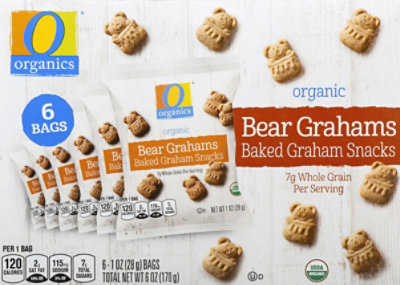 O Organics Grahams Snacks Bear - 6-1 Oz - Image 2