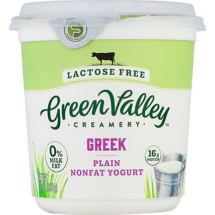 Green Val Yogurt Greek Lact Fr Pln - 32 Oz - Image 1