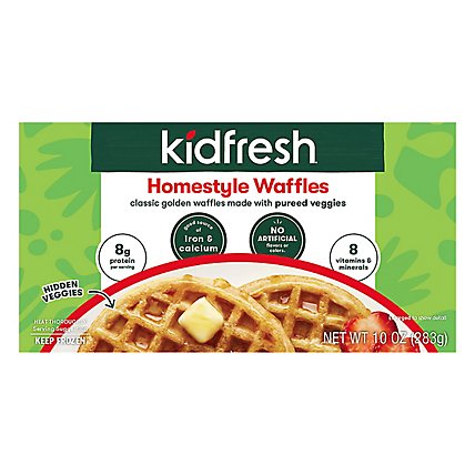 Kidfresh Waffles Homestyle - 10 Oz - Image 1