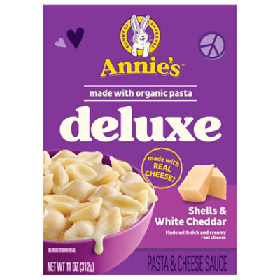 Annies Pasta Deluxe Mac & Cheese Shells & White Cheddar - 11 Oz - Image 3