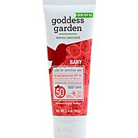 Goddess Garden Sunscreen Tube Baby Spf50 - 3.4 Oz - Image 2