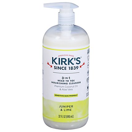 Kirks Wash 3 In 1 Juniper Lime - 32 Fl. Oz. - Image 3