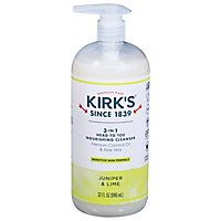 Kirks Wash 3 In 1 Juniper Lime - 32 Fl. Oz. - Image 3