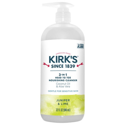 Kirks Wash 3 In 1 Juniper Lime - 32 Fl. Oz. - Image 3