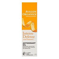 Avalon Organics Intense Defense Antioxidant Oil - 1 Oz - Image 1