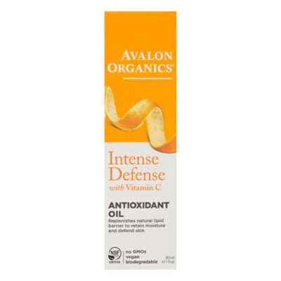 Avalon Organics Intense Defense Antioxidant Oil - 1 Oz