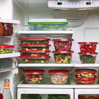 Rubbermaid Easy Find Lid Red Retangle 2.5 Gallon - Each - Image 2