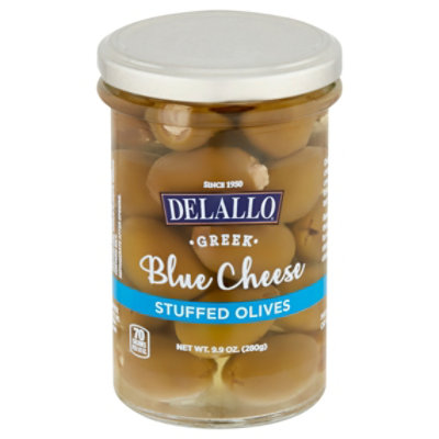 DeLallo Olives Stuffed Greek Blue Cheese - 9.9 Oz - Image 3