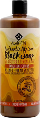 Alaffia Tangerine Black Soap - 32 Fl. Oz. - Image 2