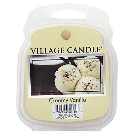 Village Candle Warm Creamy Vanilla Candle 2.2oz - Each - Image 1